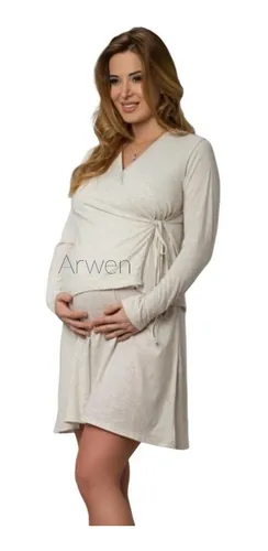 Ma anita Bata Corta Para Camison Ideal Maternal Amamantar