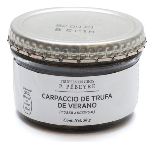 Carpaccio De Trufa De Verano 50 G - Pébeyre