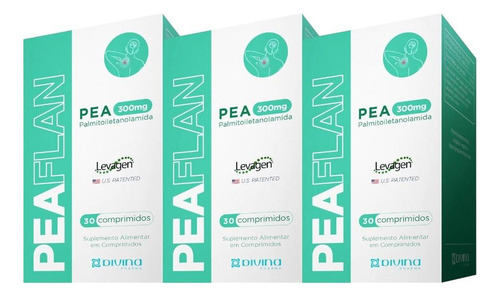 Kit Peaflan Pea 300mg 3 Caixas 30 Comprimidos Cada