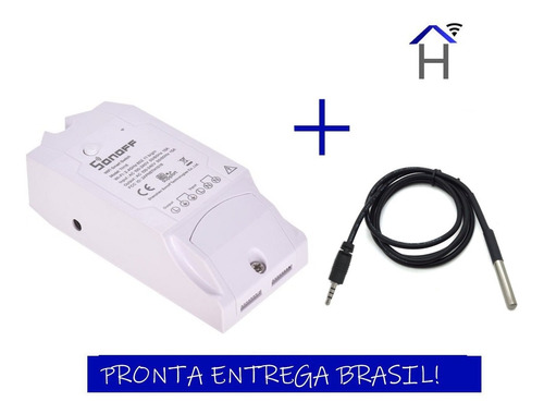 Imagem 1 de 3 de Sonoff Th16 + Sensor Temperatura Pronta Entrega Brasil