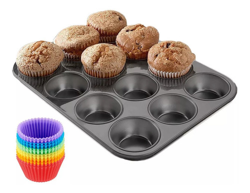 Molde Charola Para Cupcakes Capacillos Cocina Reposteria
