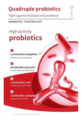 V Pasta De Dientes Probiótica Cophosu Sp10, Pasta De