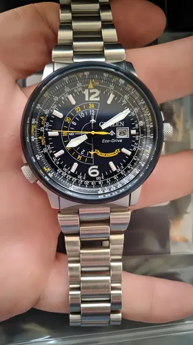 Relógio Citizen, azul Angels, multifuncional BJ7006-56l