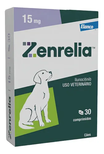 Zenrelia Tab 15mg30 Comprimidos Dermatológico Cães Elanco