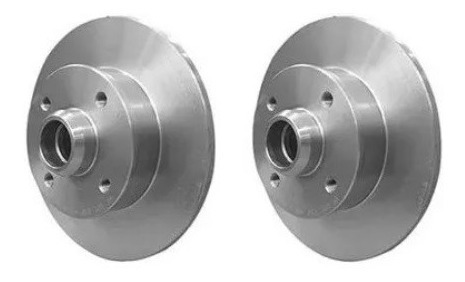 Par Discos Freio Traseiro Com Cubo 308 408 C4 Ds4
