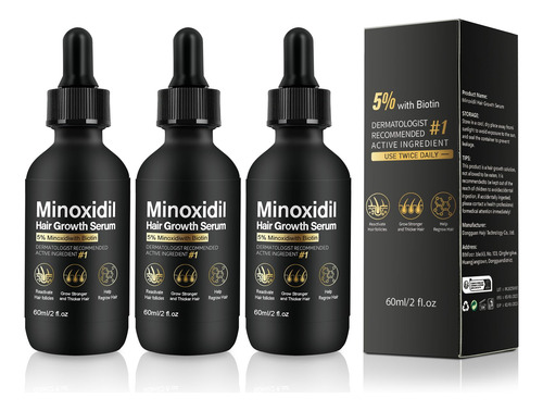 Sérum Para El Crecimiento Del Cabello Netyiyun Con 5% De Min