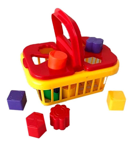 Imagen 2 de 5 de Juego De Encastre Para Bebe Canaste Antex Educando