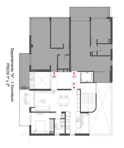 Departamento 1 Dormitorio - Amplio - Amenities - Echesortu