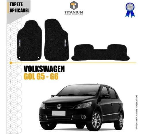Imagem 3 de 4 de Jogo Tapete Gol G5/g6 2012/... 3pçs Linha Plus Borracha