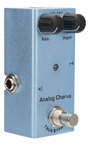 Pedal Analógico Chorus Effect Metal Knob Adjustment True Byp