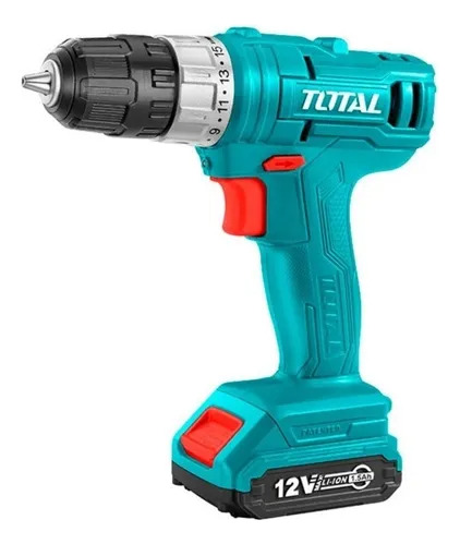 Atornillador Eléctrico Total 12v 1.5ah Turquesa