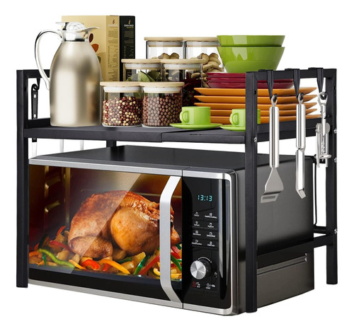 Estante De Microondas Extensible Estantes Para Horno Cocina