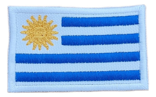 Banderita Táctica Y Clásica Uruguay 7,5 A 8cm X 5cm