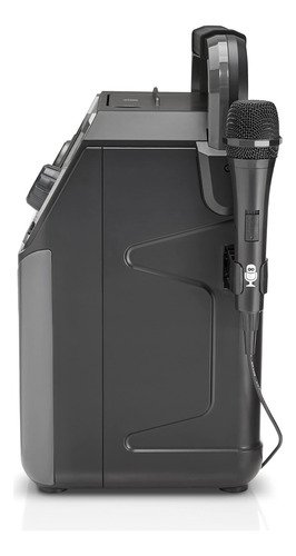 Máquina De Cantar Portátil Con Sistema De Karaoke Negra Stvg