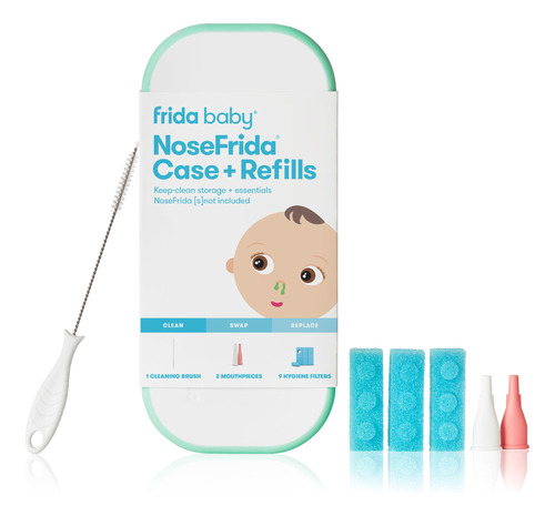 Frida Baby Nosefrida - Estuche + Recambios | Limpieza Y Alm.