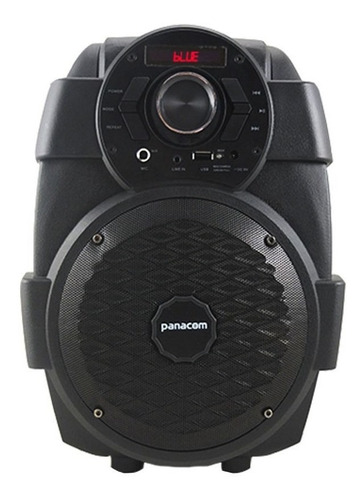 Parlante Panacom Stage Sound S49 portátil inalámbrico Negro