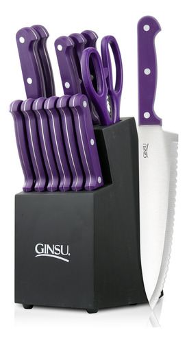 Ginsu Essential Series Juego De Cuchillos Dentados De Acero