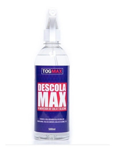 Descola Max 500ml Remove Cola De Contato E Silicone Togmax 