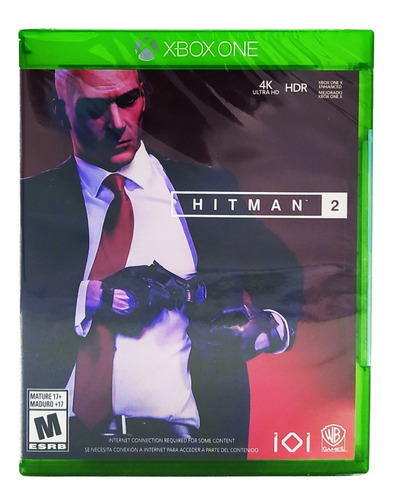 Hitman 2 Xbox One Nuevo Sellado Envio Gratis