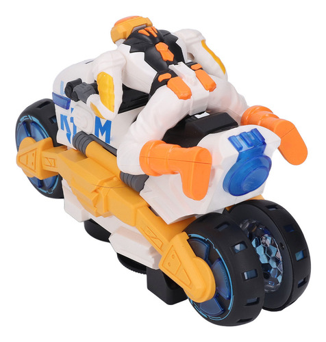 Motocicleta Acrobática, Juguete Que Transforma La Música Y G