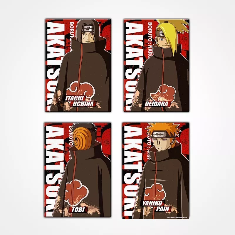 Quadro decorativo akatsuki anime naruto 001 deidara