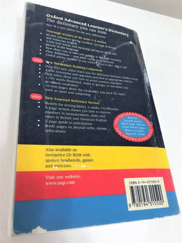 Oxford Advanced Learner´s Dictionary 6th Edition