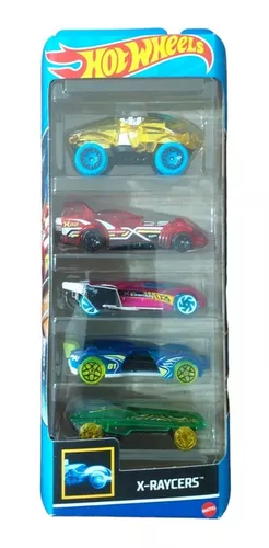 Carrinhos Hot Wheels c/ 5 Carros - Mattel - nivalmix