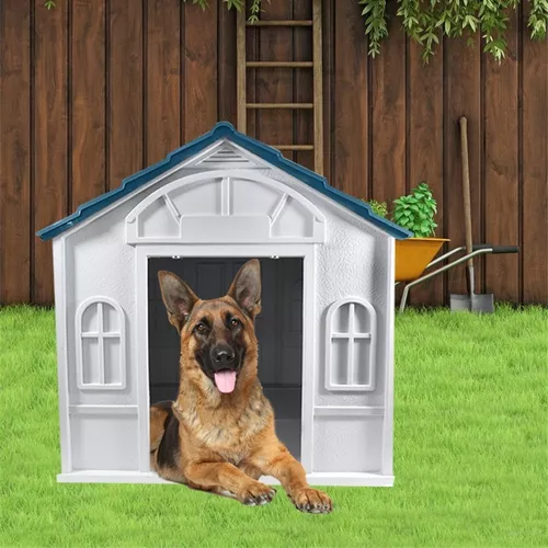 Casa Para Perro Mediano Grande Plastico Termica Resistente Cama Pido Todo  PP-CDPPMG