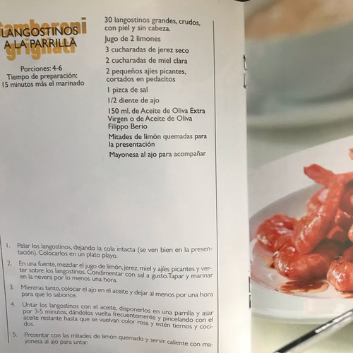 Cocinar Con El Ingrediente Esencial Aceite Filippo Berio (Usado)