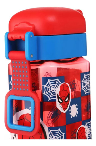 Stor Safety Look de 550mL botella de Spiderman roja