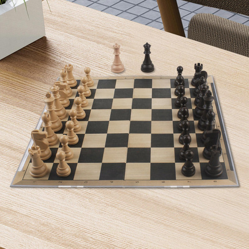 Juego De Ajedrez Juego De Mesa De Ajedrez Juego Marrón