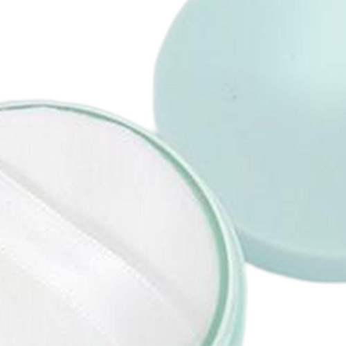 4 Envase De Viaje De Polvo Cosmético Vacío Con Uso Verde