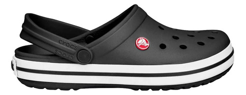 Crocs Originales Sueco Crocband Ojota Sandalia Ngo/bco