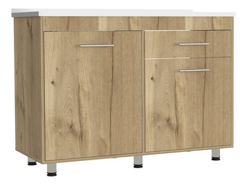 Mod Sup + Modulo Infe Lavas + Mueble Microo - Duna/ Blanco