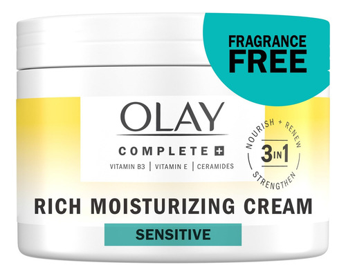 Olay Crema Hidratante Olay Complete+ Sin Fragancia 3 En 1