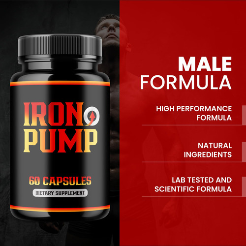 (pacote Com 2) Comprimidos Iron Pump Healthly Official Formu