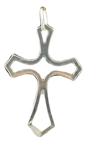 Pingente Cruz Crucifixo 4 Cm Prata 925 C/ Caixa Veludo