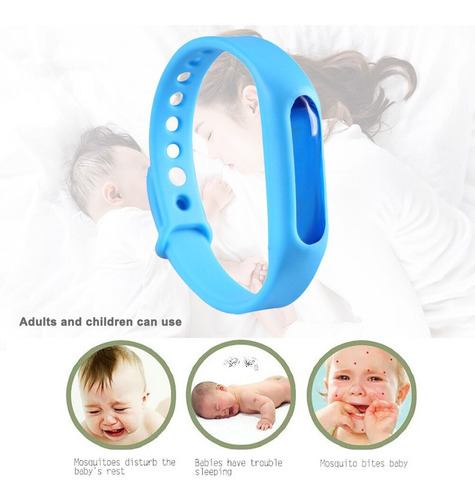 10 Pulseras Repelente Mosquitos Zancudos Moscos Silicon Agua