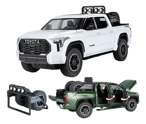 Toyota Tundra Trd Pro Miniatura Metal Coche Con Luz Y Sonido