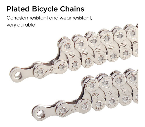 Cadenas Para Bicicletas De Montaña, De 6 A 12 Eslabones, 116