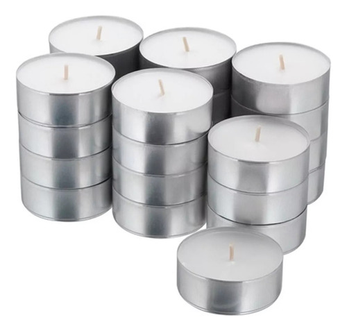 Velas Pack X 50 Con Latitas Hornito Colores Noche Aroma