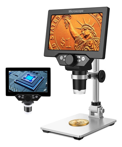 Microscopio Digital Lcd, Microscopio Digital Usb 7 Pulgadas