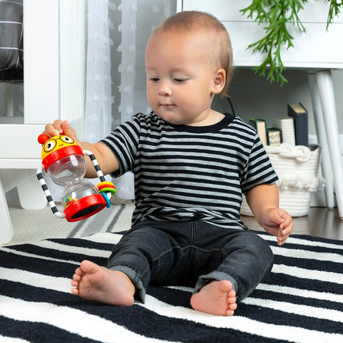 Sonajero Sensorial Shake Up Baby Einstein Con Texturas