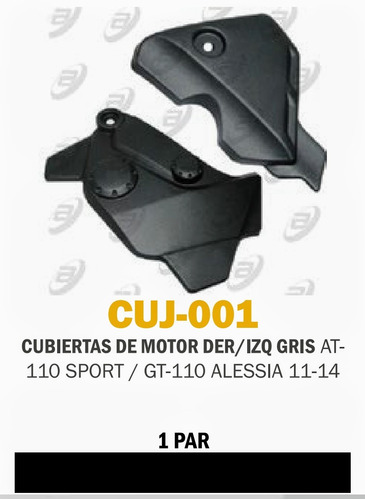 Cubiertas De Motor Motocicletas At-110 Y Gt-110