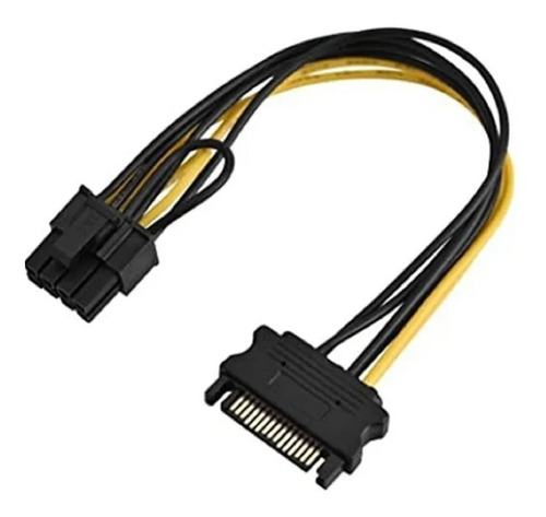 Cable Sata Macho A 8 Pines Macho Para Tarjeta De Video Pcie