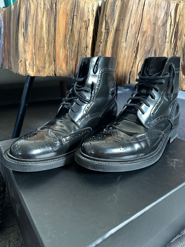 Botas Saint Laurent Negro 43 Y Medio (Usado)