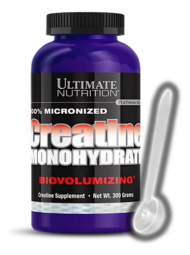 Creatina Ultimate Nutrition 300g Micronizada + Scoop