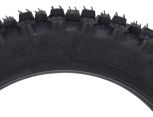 Neumático Para Motocicleta Todoterreno 3.00-12 80/100-12 Y 9