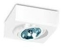 Imagen 4 de 5 de Plafon Spot Techo Cardanico Blanco 4 Luces Ar111 Nexo