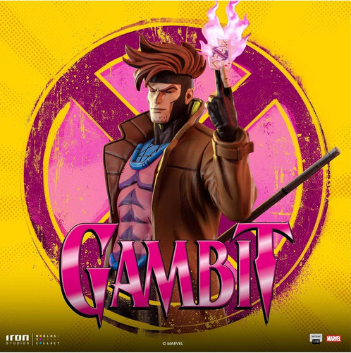 Figura De Acción Gambit De Iron Studios Scale 1/10
